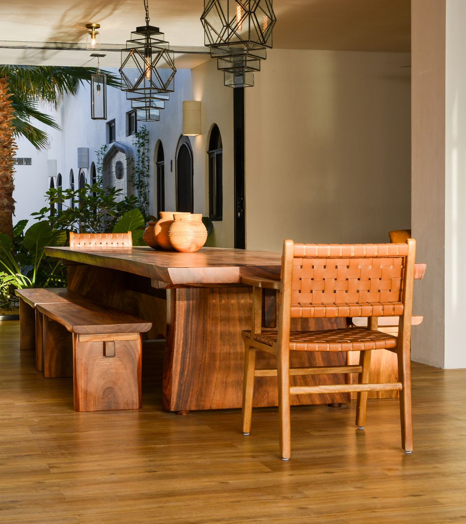 Custom Dining Furniture in Cerritos Beach House