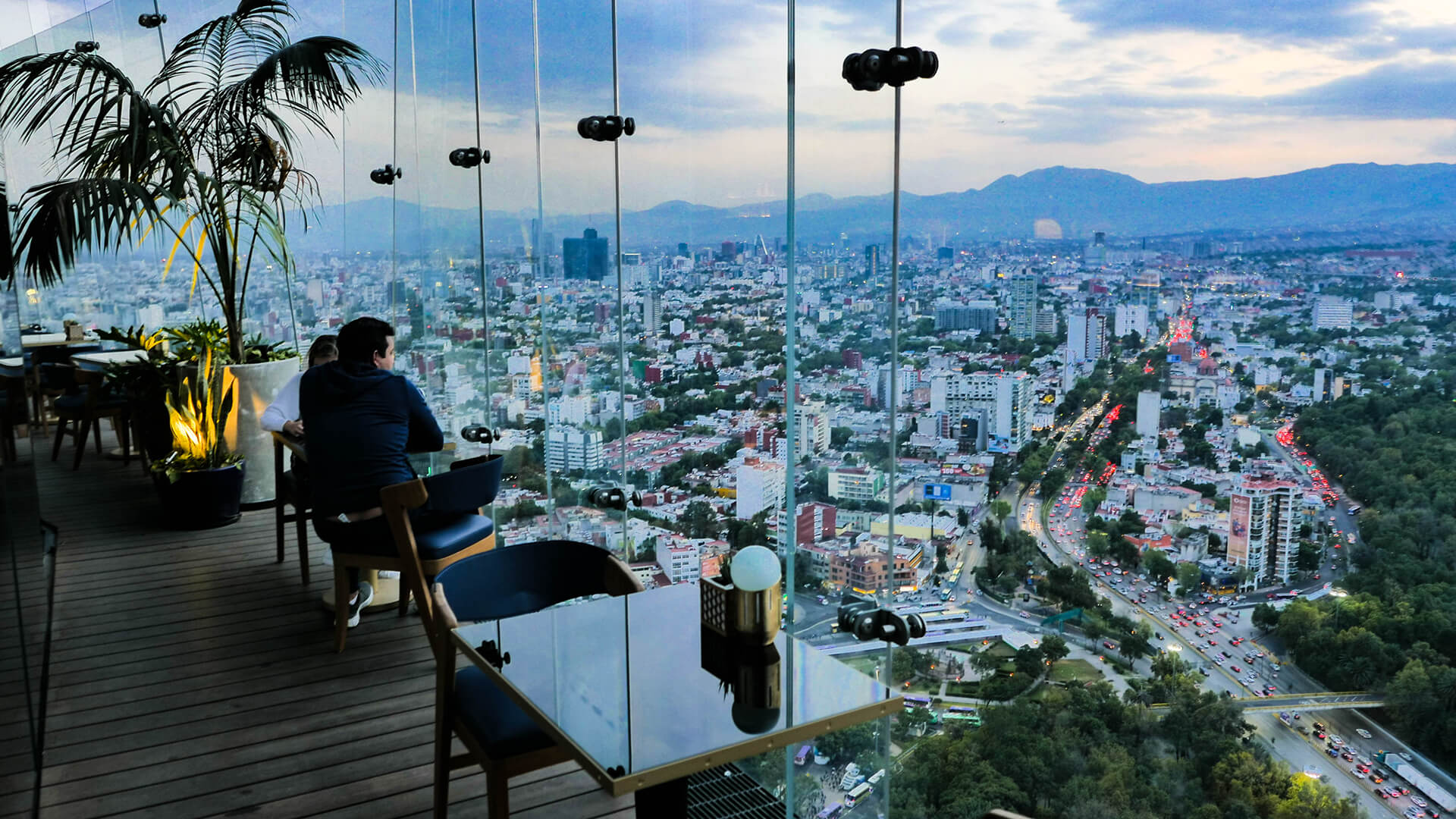 Ritz Carlton Rooftop. Interior Design Mexico